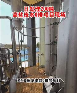 高鹽廢水0排放項目 日處理200噸